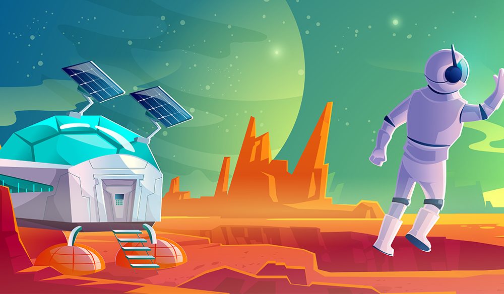 Free Concept Astronaut Illustration