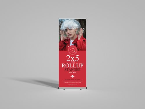 Roll Up Banner Mockup