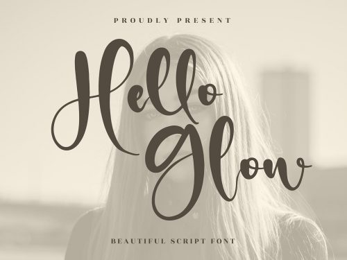 Hello Glow Free Font