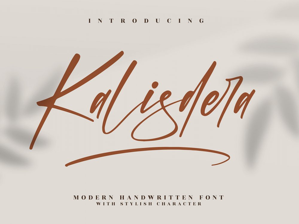 Kalisdera Free Font