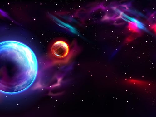 Realistic Galaxy Background