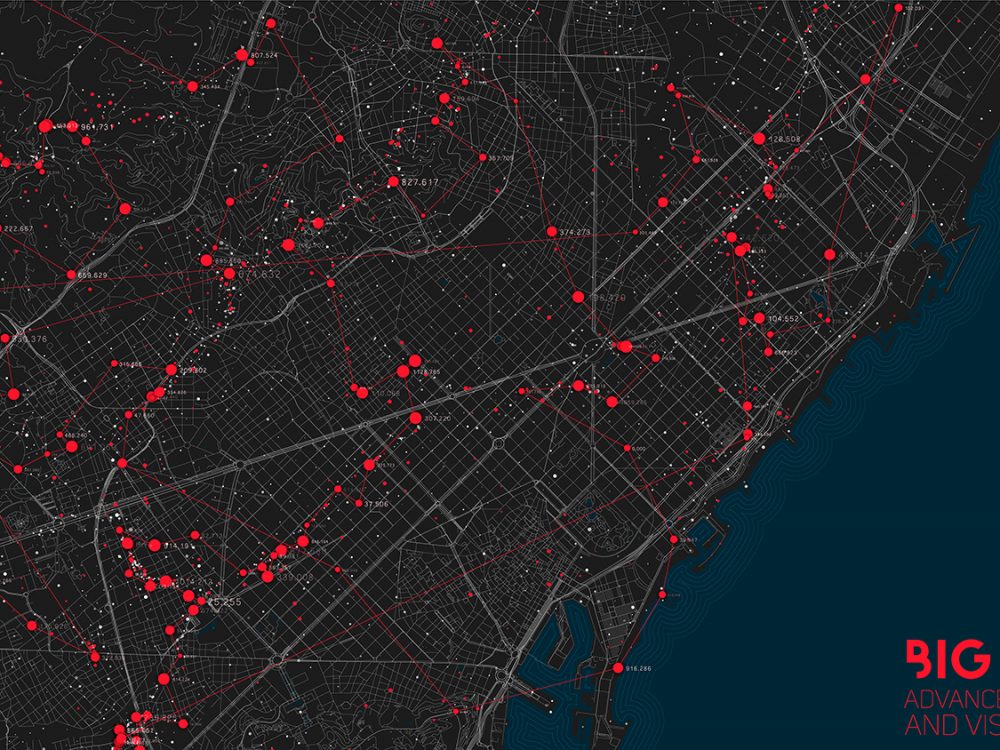 Science Digital Big Data Technology Background