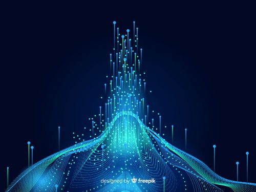 Science Digital Big Data Technology Background