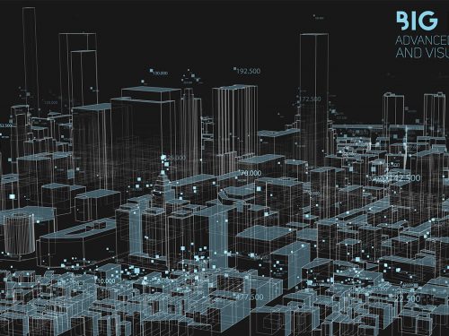 Science Digital Big Data Technology Background