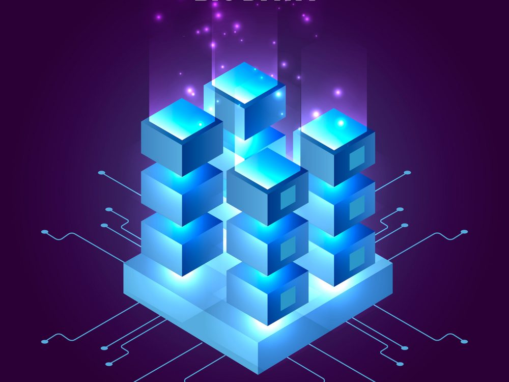 Science Digital Big Data Technology Background