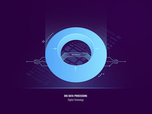 Science Digital Big Data Technology Background