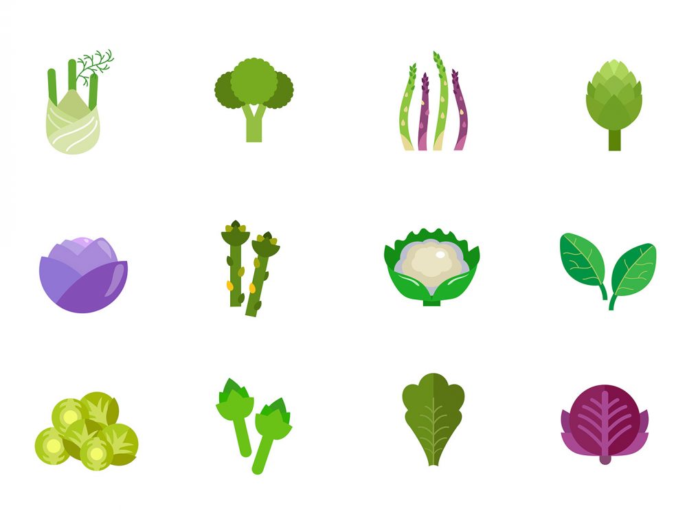 Vegetable Vector Icons