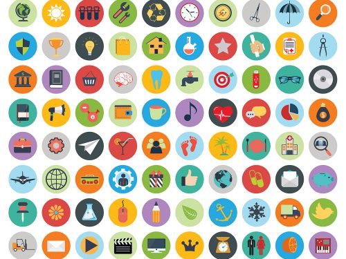 Web and Technology Development Free Vector Icons