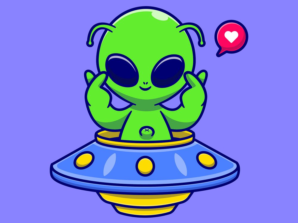 Alien Free Vector Illustration