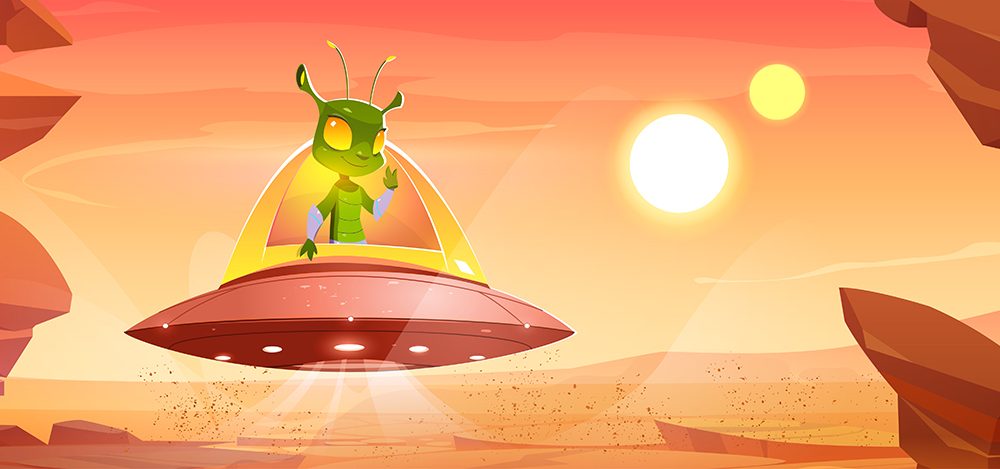 Alien Free Vector Illustration