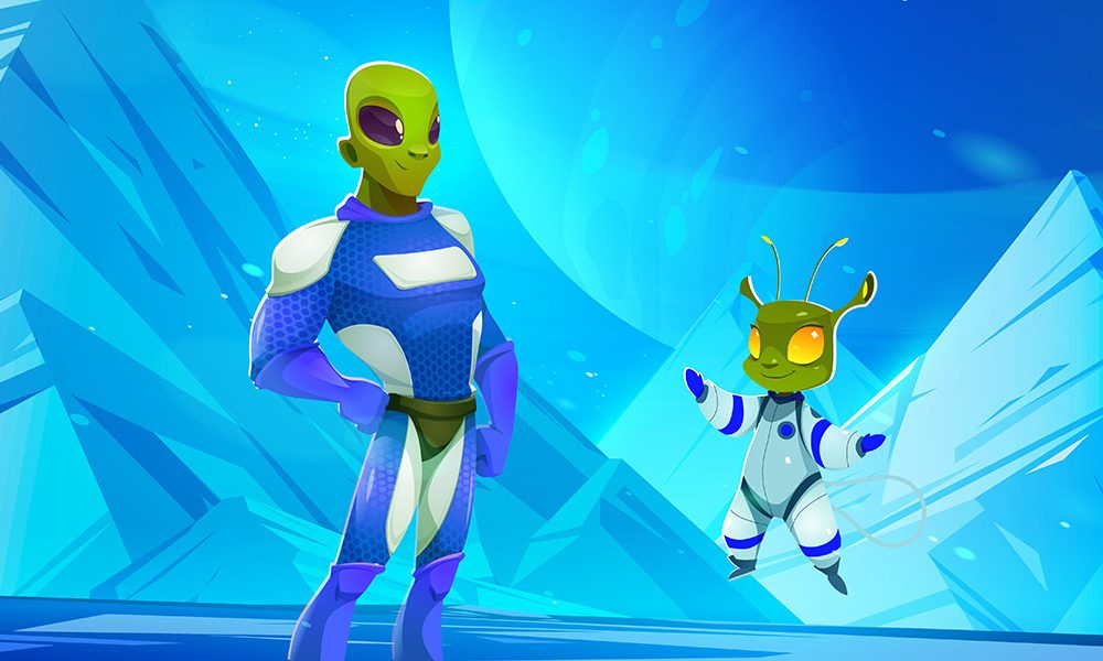 Alien Free Vector Illustration