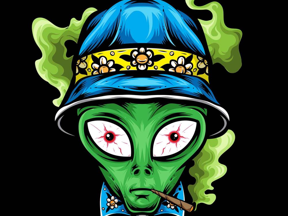 Alien Free Vector Illustration