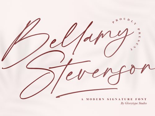 Bellamy Stevenson Free Font