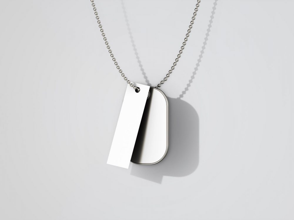 Dog Tags Mockup