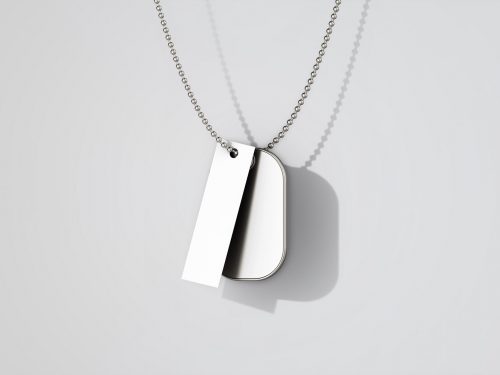 Dog Tags Mockup