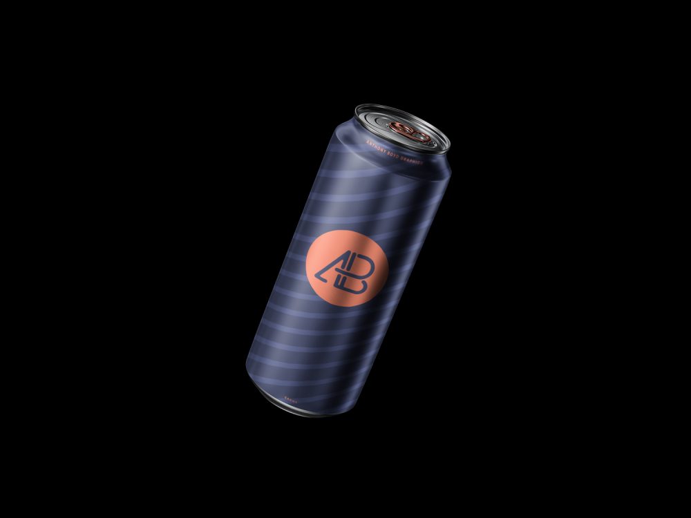 Floating Can Mockup