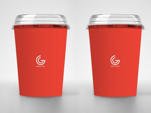 Free Ice Cream Disposable Packaging Mockup