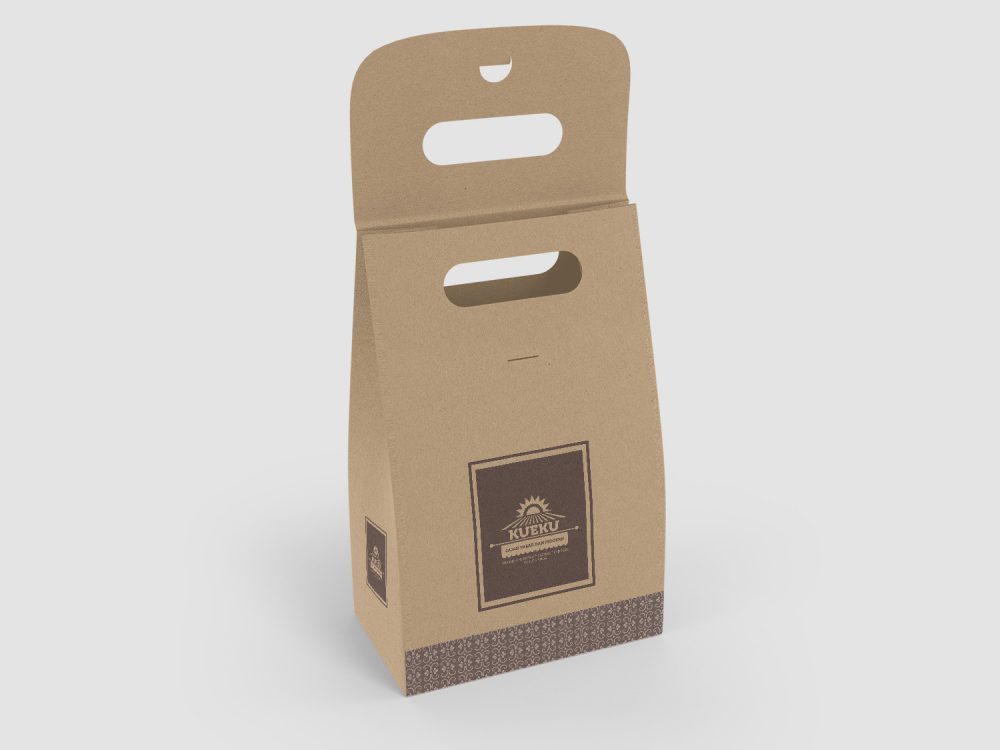 Free Kraft Paper Bag Mockup