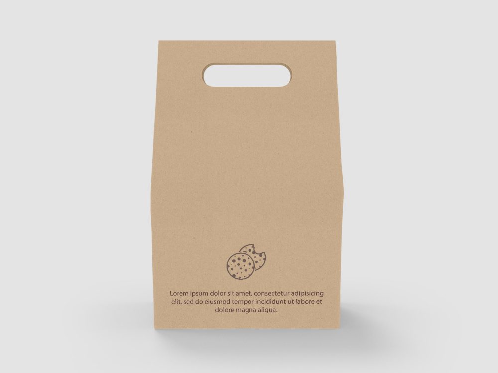 Free Kraft Paper Bag Mockup