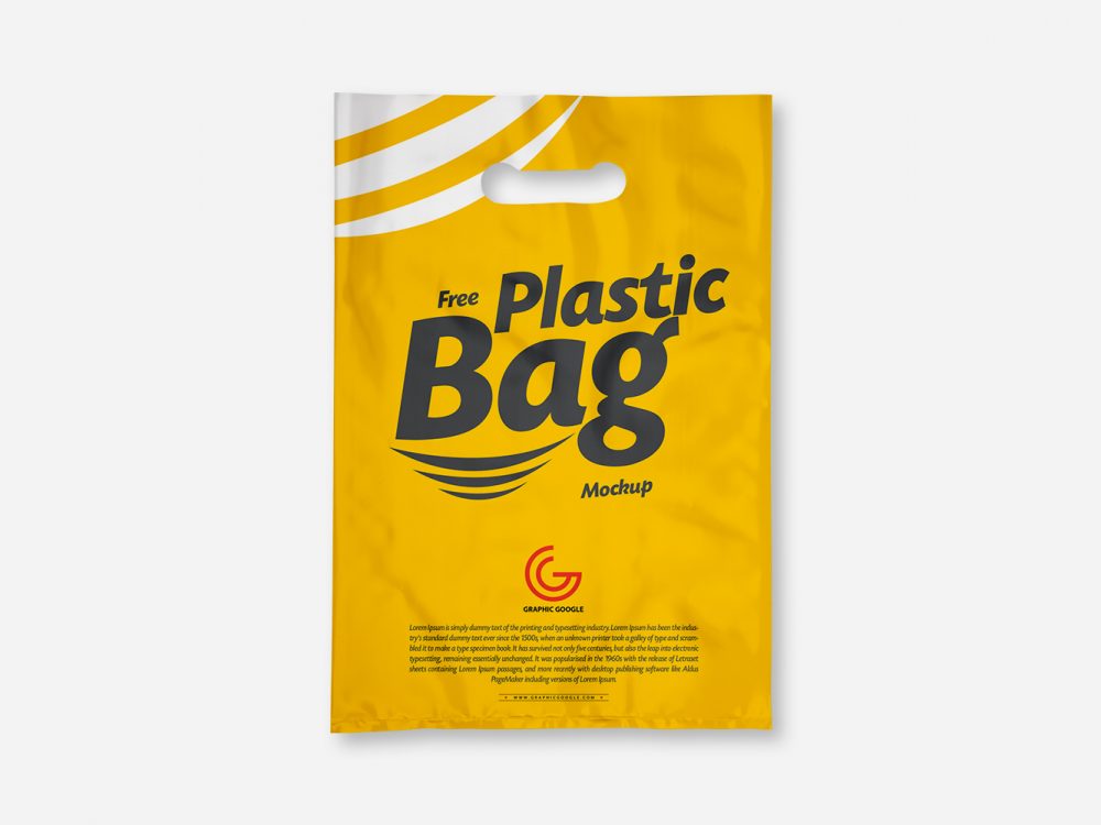 Free Plastic Bag Mockup