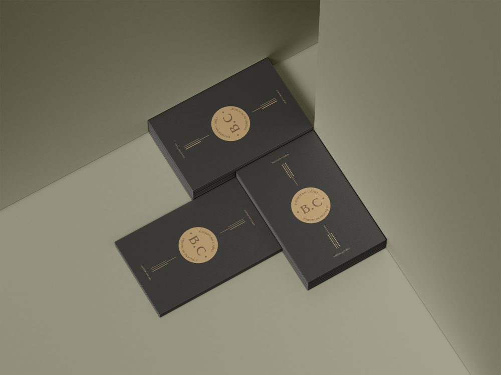 Branding Stack Business Card Mockup