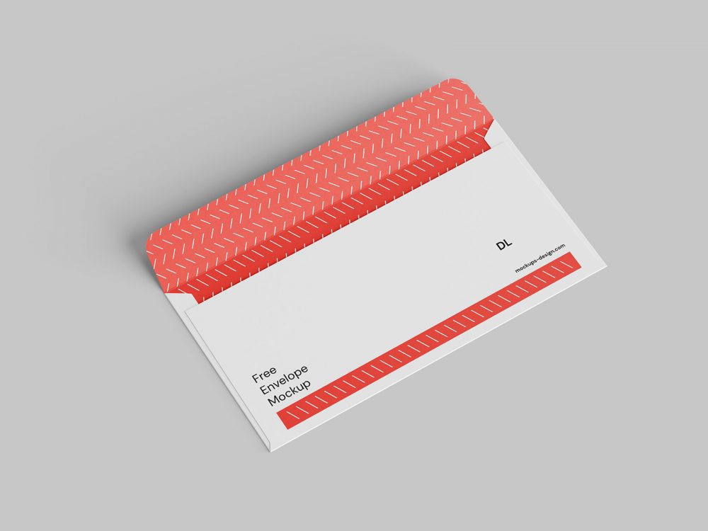 DL Envelope Free Mockup