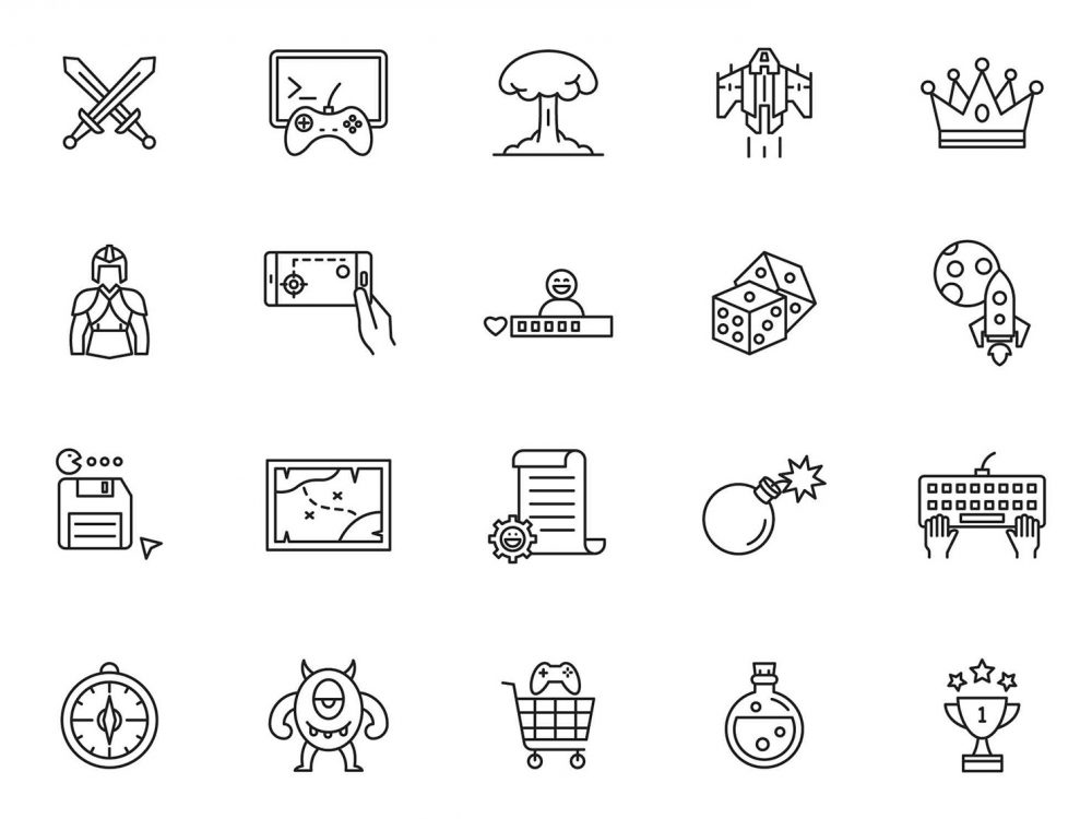 Gaming Vector Icons