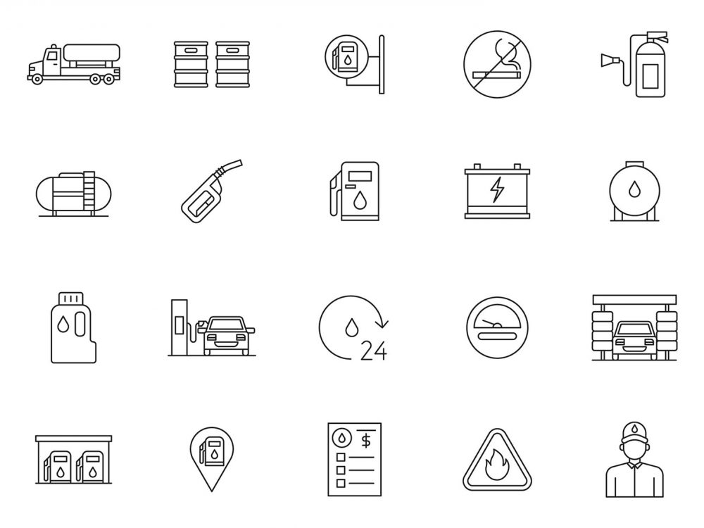 Gas Station Icons