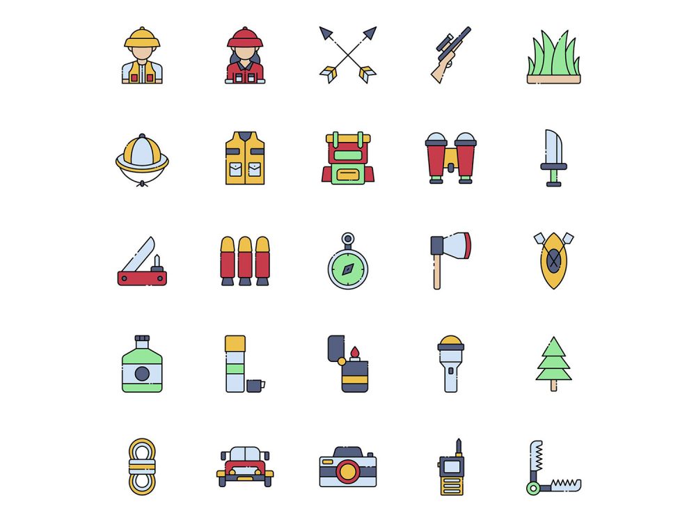 Hunter Free Vector Icons