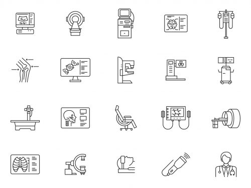 Radiology Line Icons