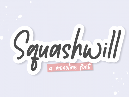 Squashwill Free Font