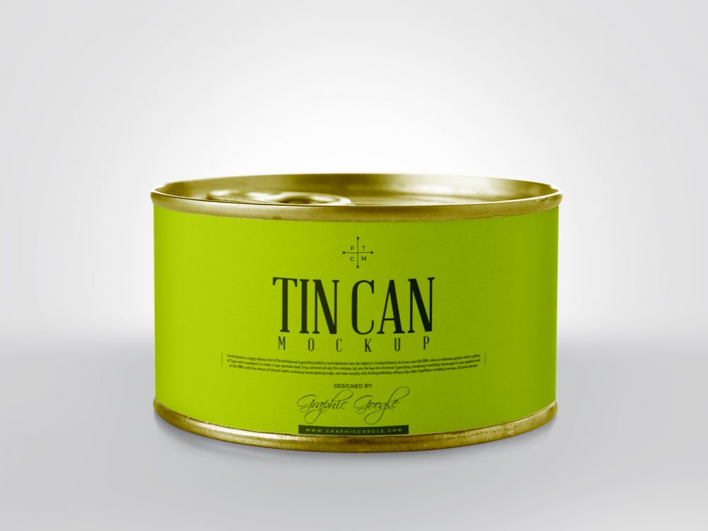 Tin Can Mockup
