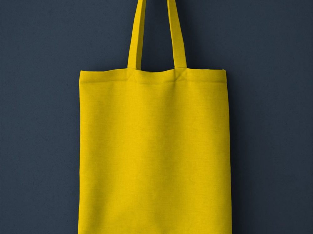 White Cotton Bag PSD Mockup