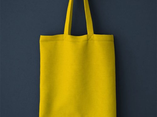 White Cotton Bag PSD Mockup