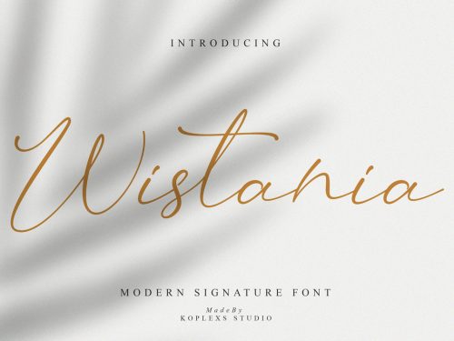 Wistania Free Font