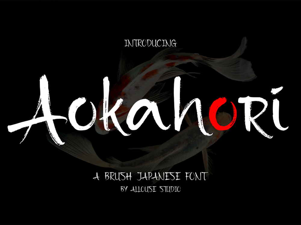 Aokahori Free Font