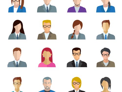 Avatars of Office Worker Icons