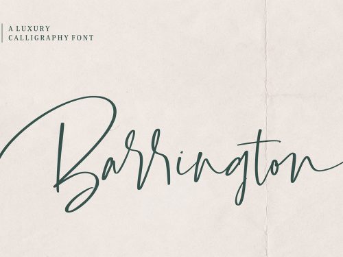Barrington Free Font