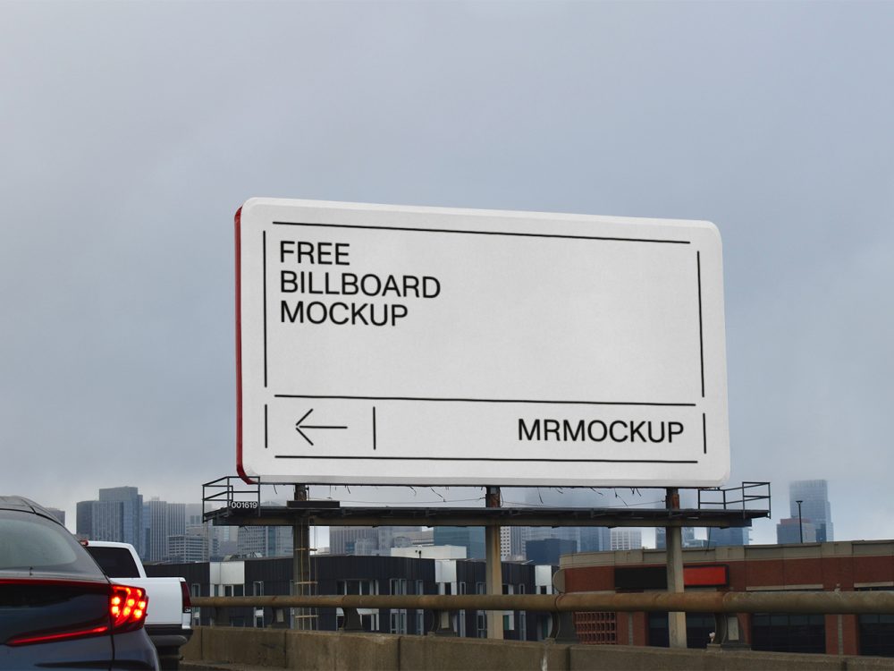 Big City Billboard PSD Mockup