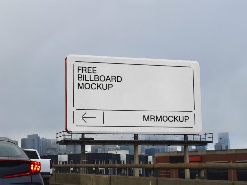 Big City Billboard PSD Mockup