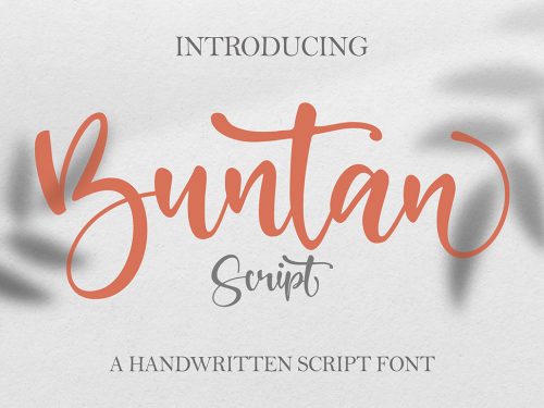 Buntan Script Free Font
