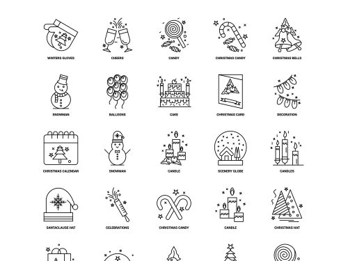Christmas Vector Free Icon Set
