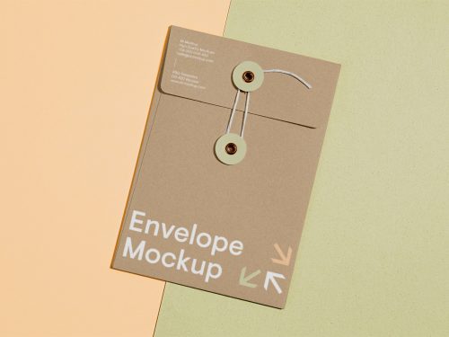 Craft Envelope Mockup