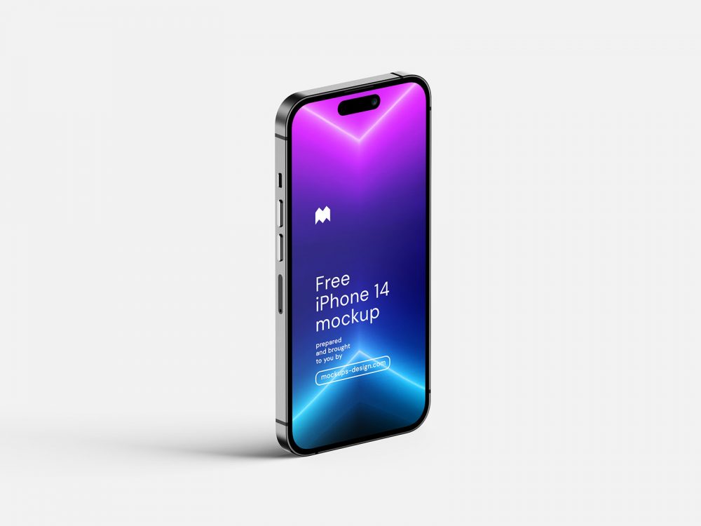 Free iPhone 14 Pro Mockup