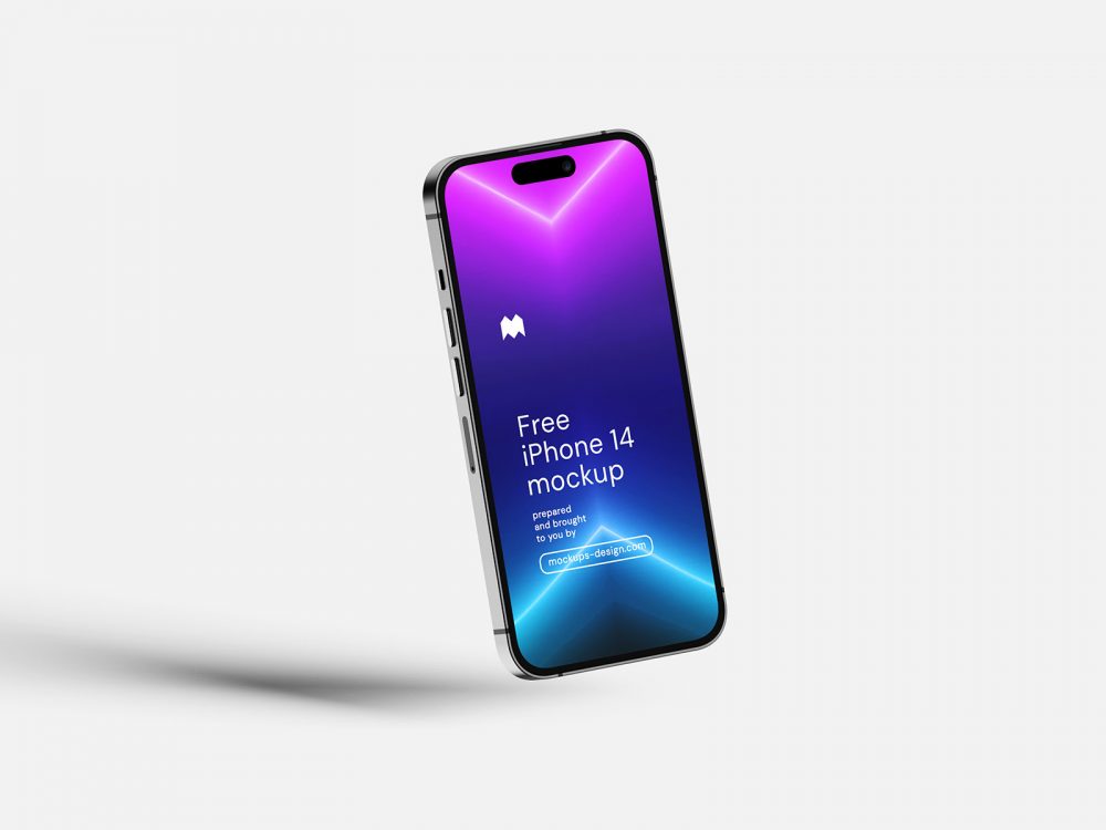 Free iPhone 14 Pro Mockup