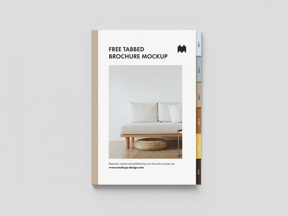 Free Brochure Branding Mockup