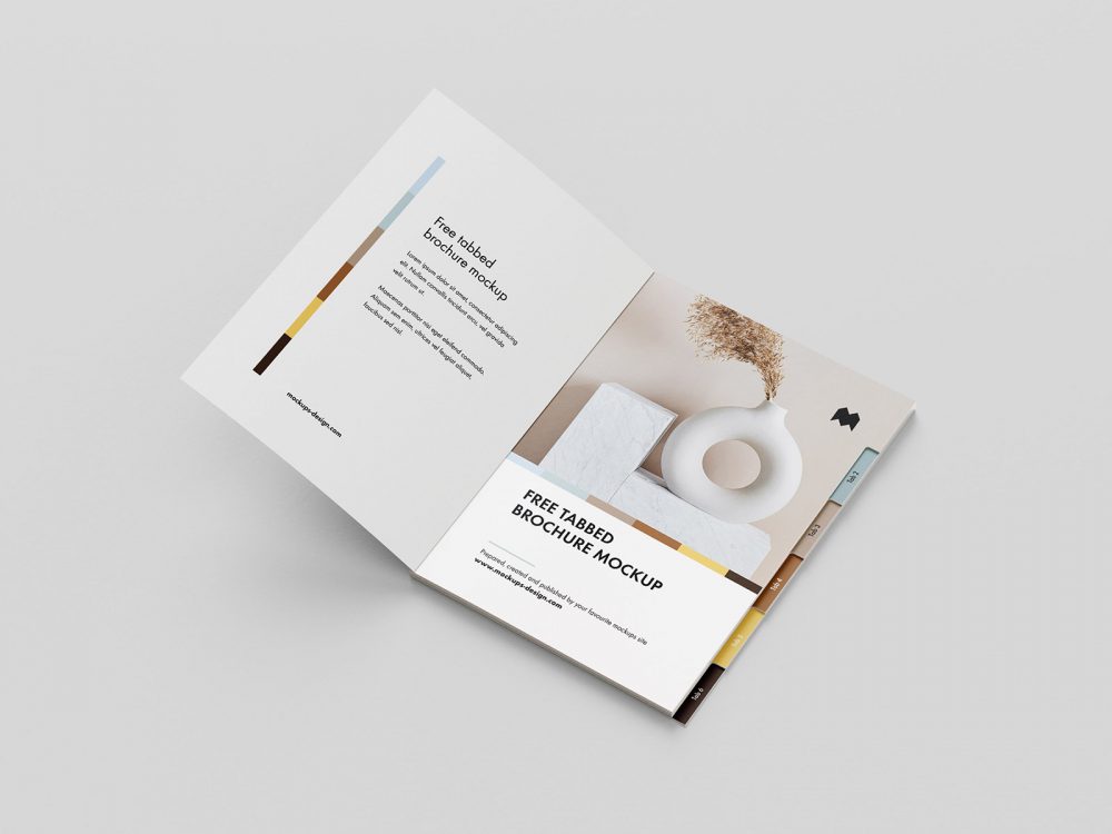 Free Brochure Branding Mockup