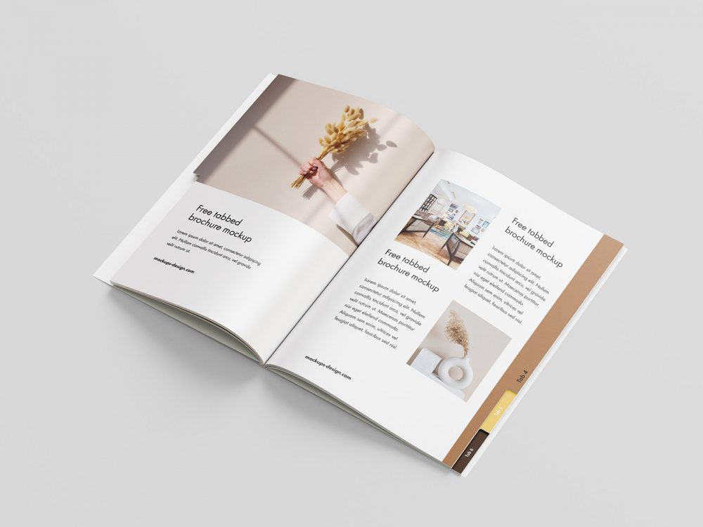 Free Brochure Branding Mockup