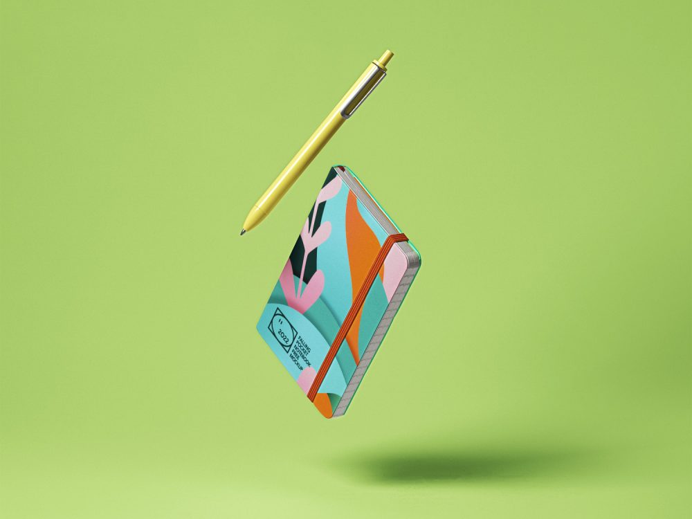 Gravity Pocket Notebook Mockup
