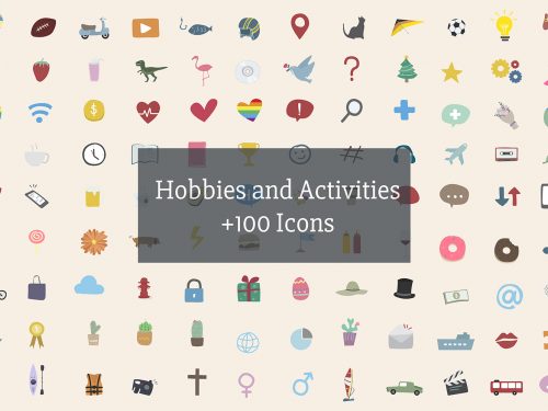 Human Hobbies Free Vector Icons